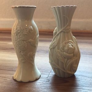 2 Lenox Porcelain Vases